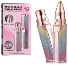 2 IN 1 Battery Operated Eyebrow Trimmer Shaver For Ladies CF-001A