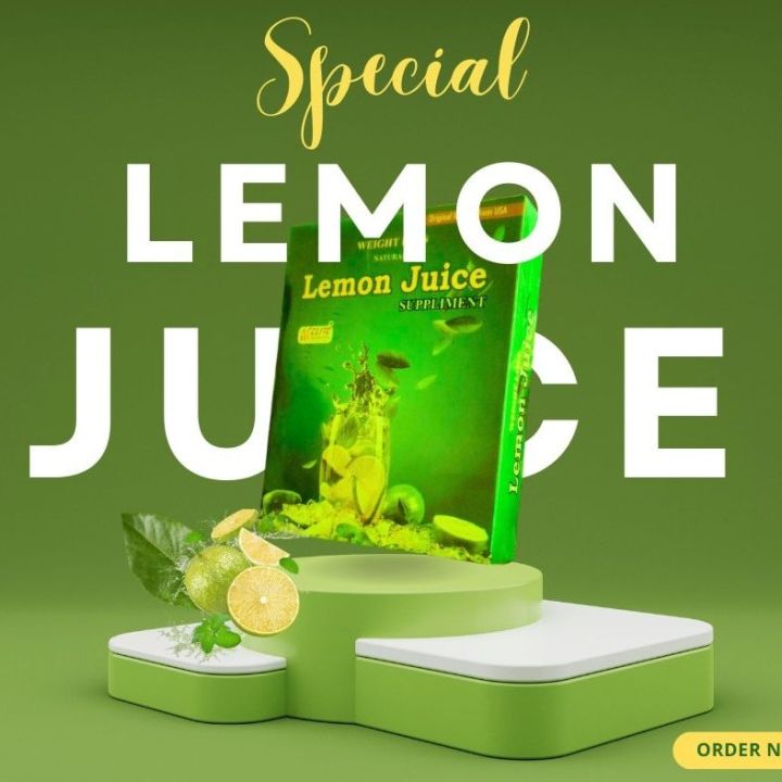 Natural Weight Loss Lemon Juice Lemon Juice Supplement