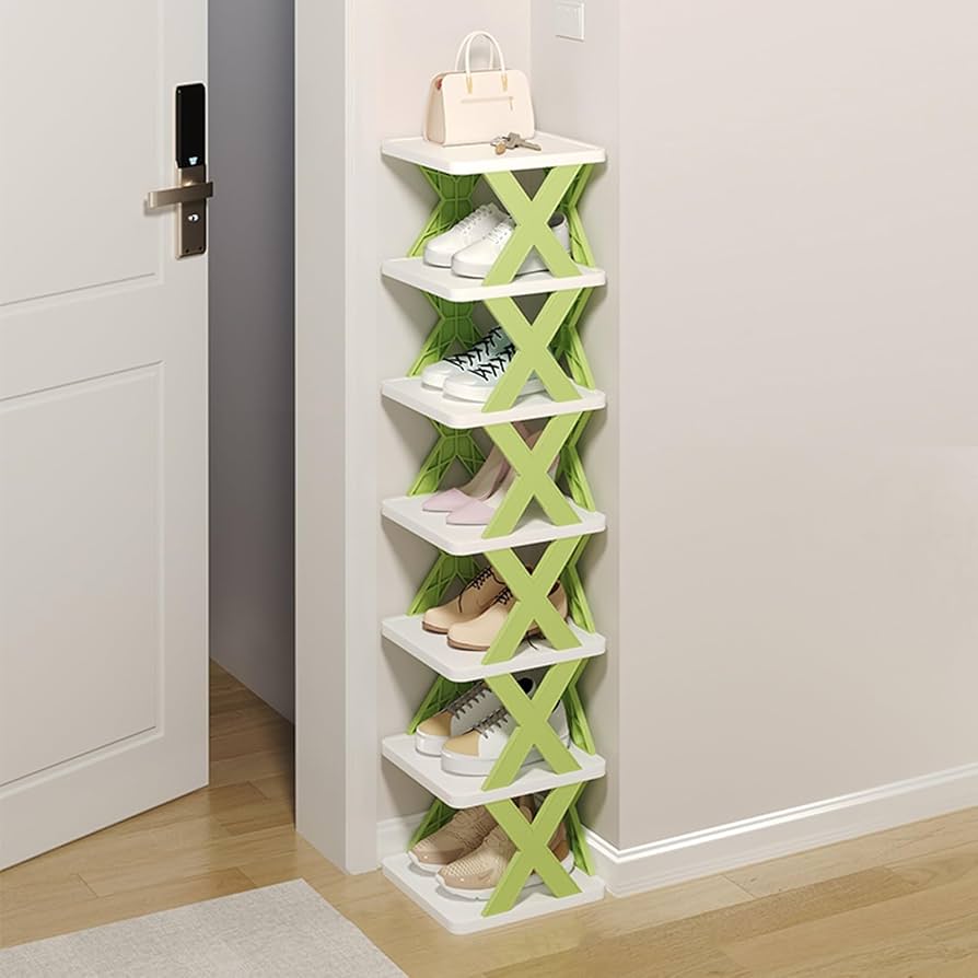5 Layer Shoe Organizer Rack (Parrot Green) - Image 2