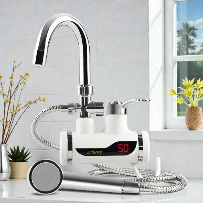 Water Heater Wall & Basin Tap (with hand shower)