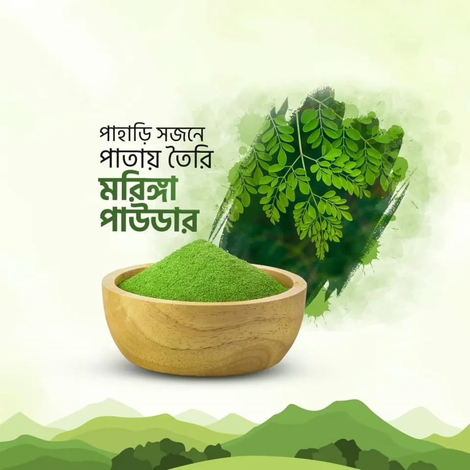 সজনে পাতার গুঁড়া (৫০০ গ্রাম) Moringa Powder