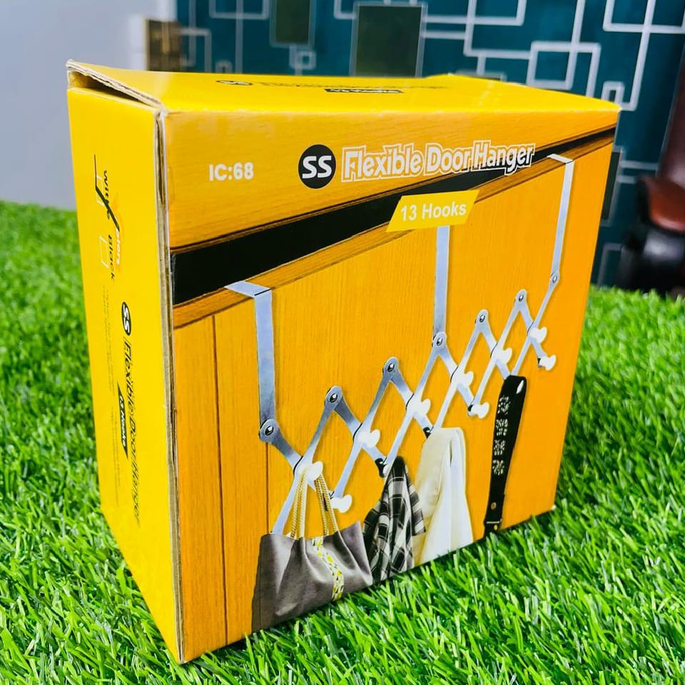 SS Steel Flexible Door Hanger-13 Hooks - Image 2