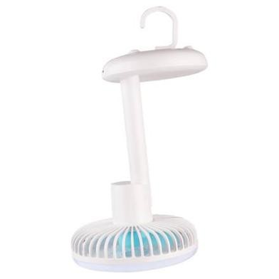 DP-7632 Rechargeable 4000mAh Lithium Battery Strong Wind Up-Down Movable Portable Fan With LED Light - Image 2