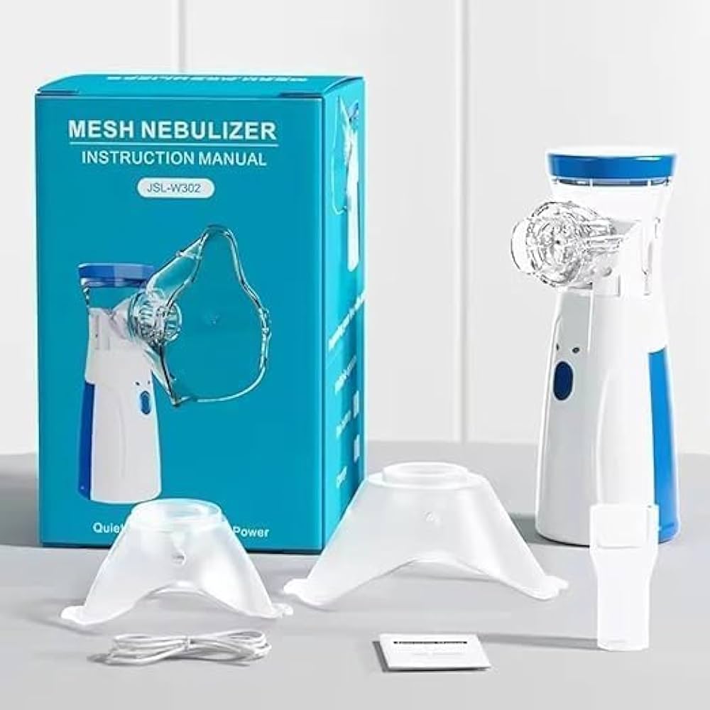 Portable Mesh Nebulizer JSL-W302 Steam Inhaler for Adults and Kids